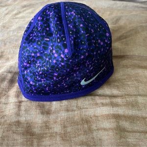 Nike Womens Knit Running Reflective Purple Training Hat Cap